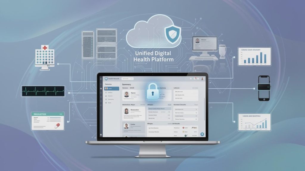 Secure Medical Records: A Unified Digital Health Platform Approach
